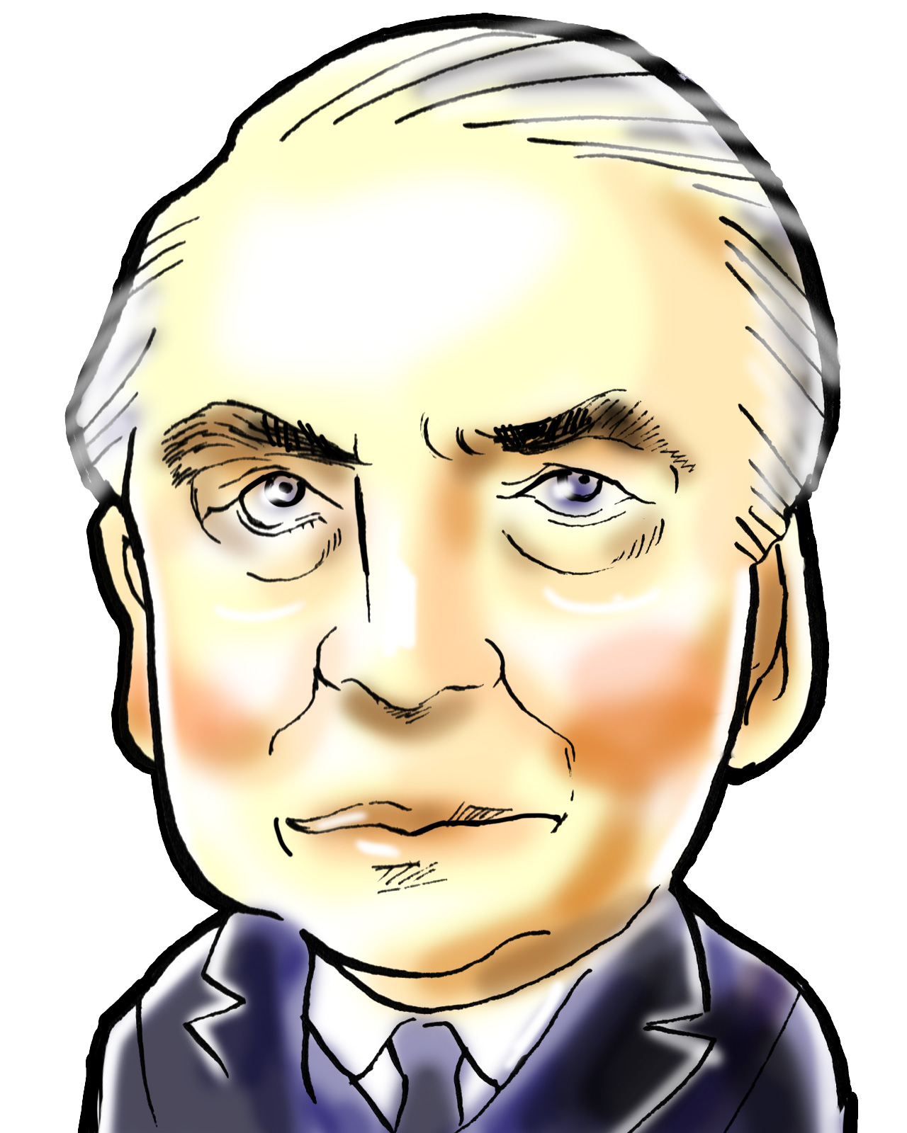 似顔絵はぎぷー 萩谷尚子 はぎたになおこ A Twitter 22代ベンジャミン ハリソンharrison 28代ウォレン ハーディングharding 29代カルビン クーリッジcoolidge 30代ハーバート フーヴァーhoover 似顔絵 フーヴァーは 紅の豚 っぽい クーリッジの頭の大きい