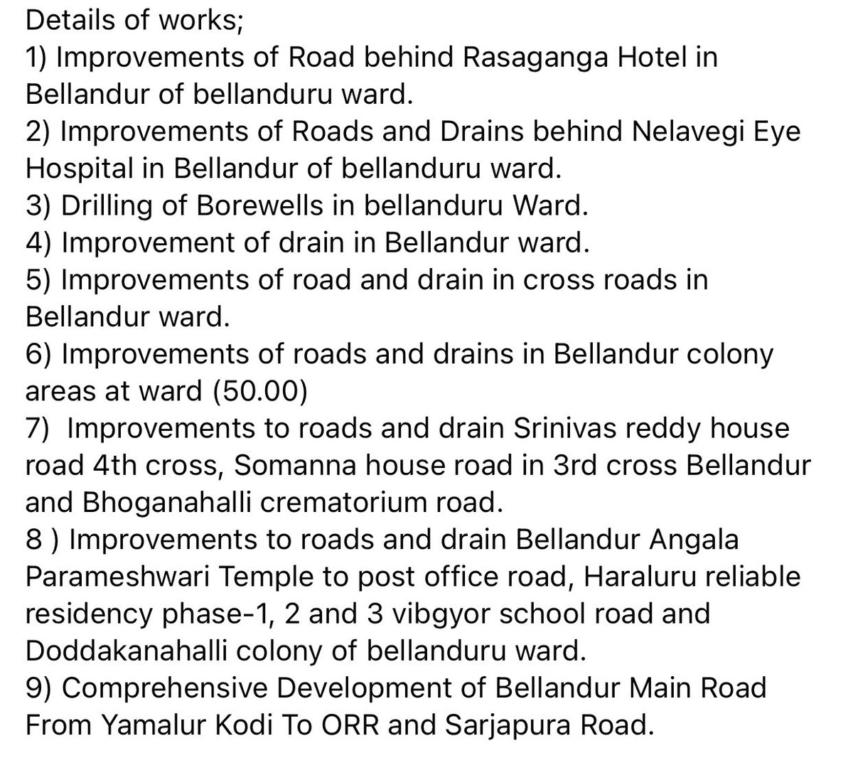 kdevforum's tweet photo. @ArvindLBJP sir, Thanks for many development work announcements.
Two key suggestion:
1.Pls publish timelines of completion &amp; public opening in announcements.
2.Add a link to contract of works &amp; make it transparent so that your constituents can hold contractors accountable. (1/2) https://t.co/motPttYFOP