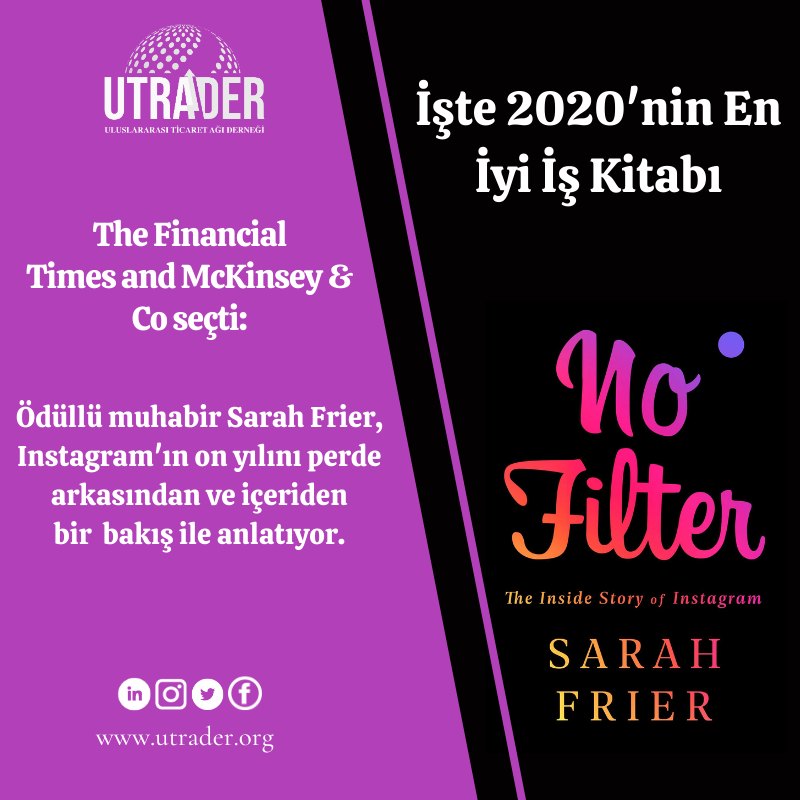 İşte 2020'nin En İyi İş Kitabı

#kitap #FinancialTimes #eniyikitap #2020S #SarahFrier #Instagrag #McKinsey #uTRader #UtraderOrg