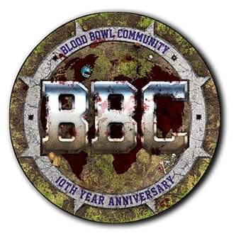 10 years of the Blood Bowl Community page... Celebration dice :)