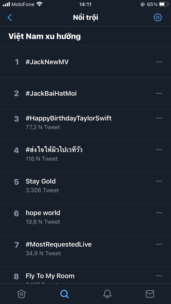 trn1_trng's tweet photo. Sao có mình mình thấy #JackJ97 nằm ở top 1 2 luôn z ta #JackBaiHatMoi #JackNewMV https://t.co/SDB9MXIeWA