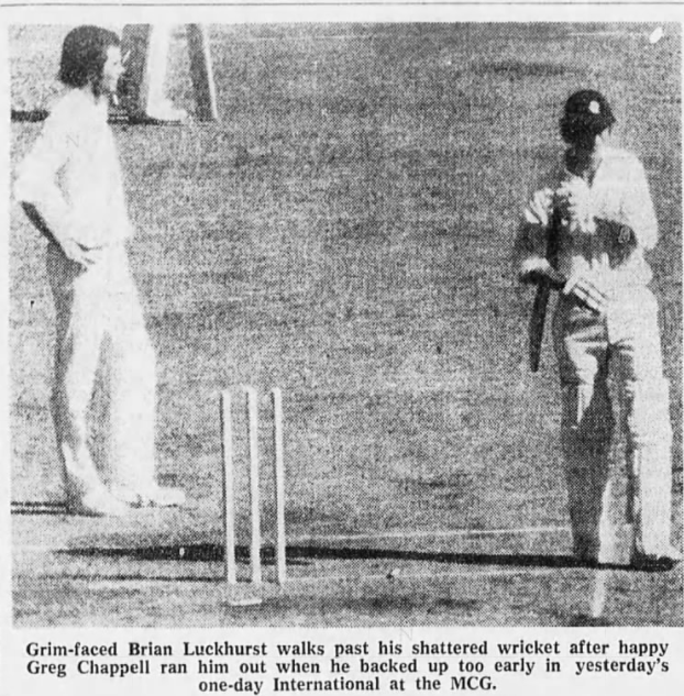 Age has this picture of the Luckhurst dismissal