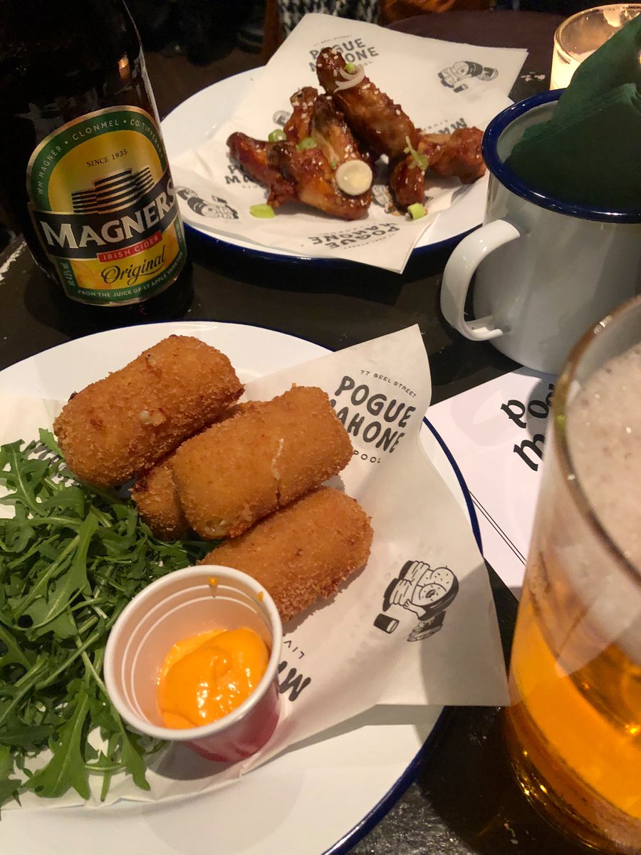 Can’t beat small plates at <a href="/poguemahone_pub/">Pogue Mahone</a> 👌