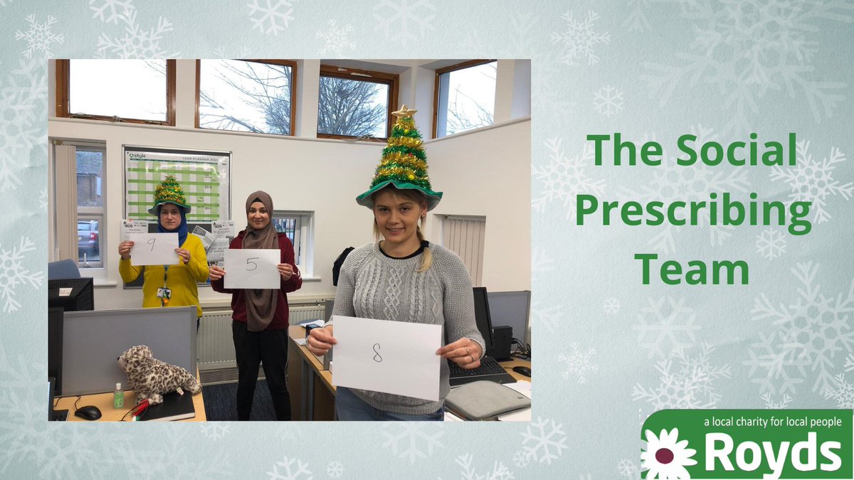 RoydsCommunity's tweet photo. Day 13, the Social Prescribing Team are helping us, choosing Kelmore Grove as today's winning street! Social Prescribing is a way for GP practices to refer patients with social, emotional or practical needs to a wider range of non-medial &amp; local services.  #WoodsideAdventGiveaway https://t.co/p4FWL1A3LL