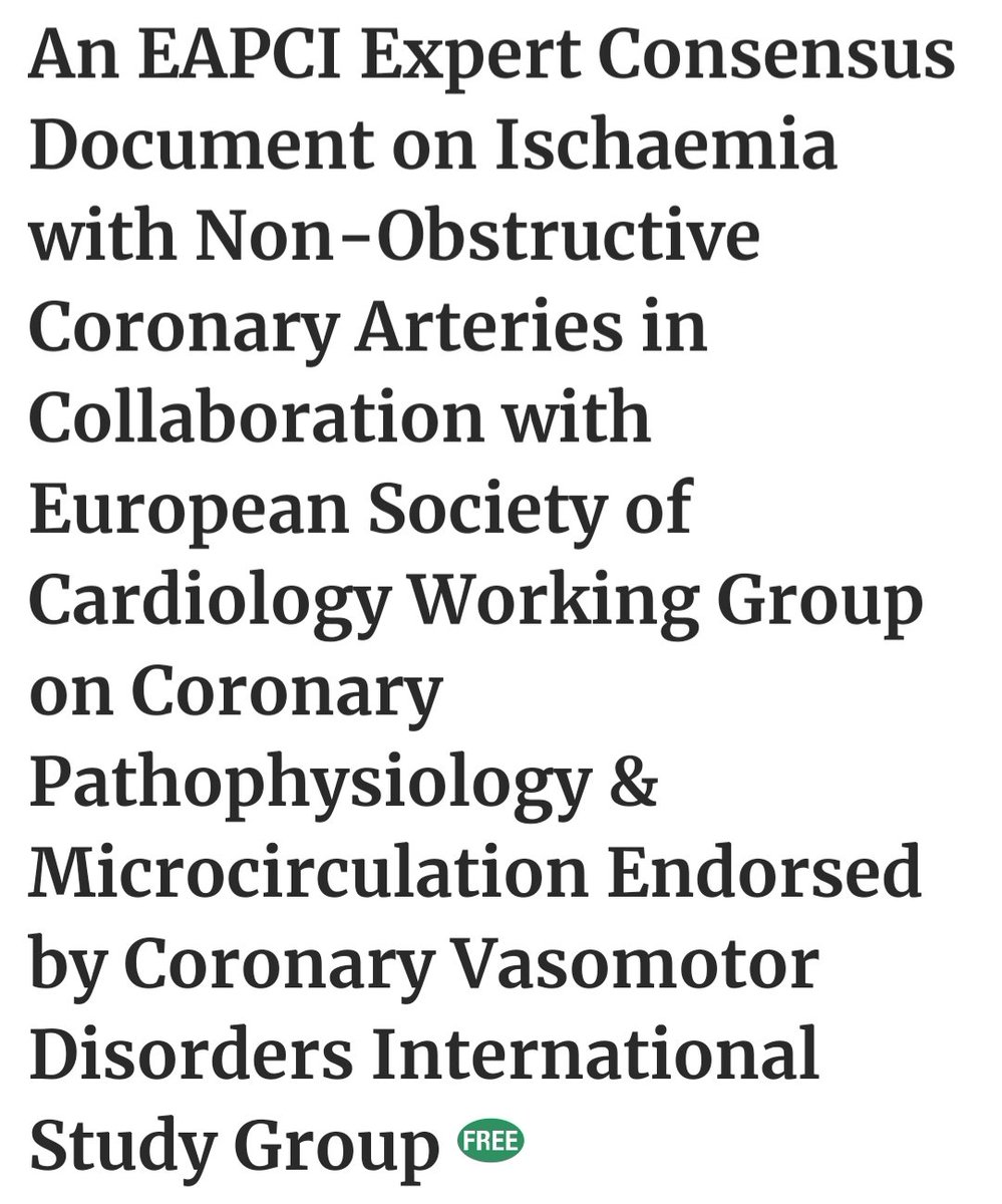  #EACVIBestof2020 I also found this interesting, the concept of the "non-useful" angio. Is an angiogram only useful if you find epicardial CAD? Remember just recently EAPCI published their position paper on Ischaemia with NOn-Obstructive Coronary Arteries (INOCA)...