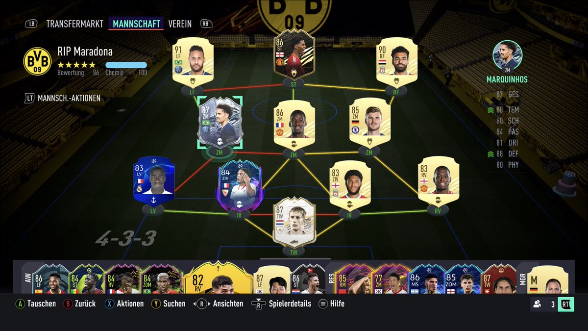 Phil49315404's tweet photo. @sheeshTUBE #SheeshTeam Moin Yaya und Community das ist mein Team alles untrade und habe ca. 200k budget.Würde mich über Verbesserungen freuen danke im Voraus https://t.co/mIXQf4zxfI
