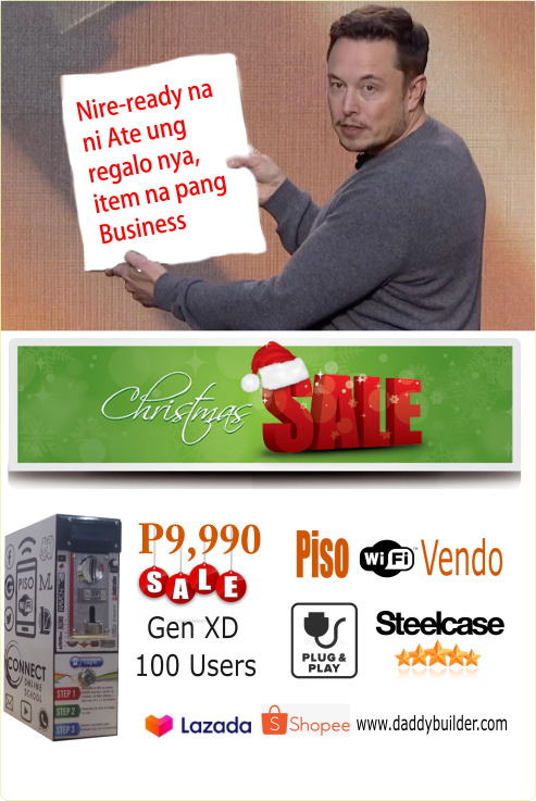 daddybuilder1's tweet photo. PISO WIFI VENDO ~ Gen XD
BESTSELLER!

** LAZADA:
https://t.co/u4QEUyofux

** SHOPEE:
https://t.co/SLnu2pTP30

#Piso
#PisoWifi
#PisoWifiVendo
#PisoWifiMachine
#Pisowifivendomachine
#Business
#Passiveincome
#Plug&amp;Play
#Vendo https://t.co/dlL65GU94u