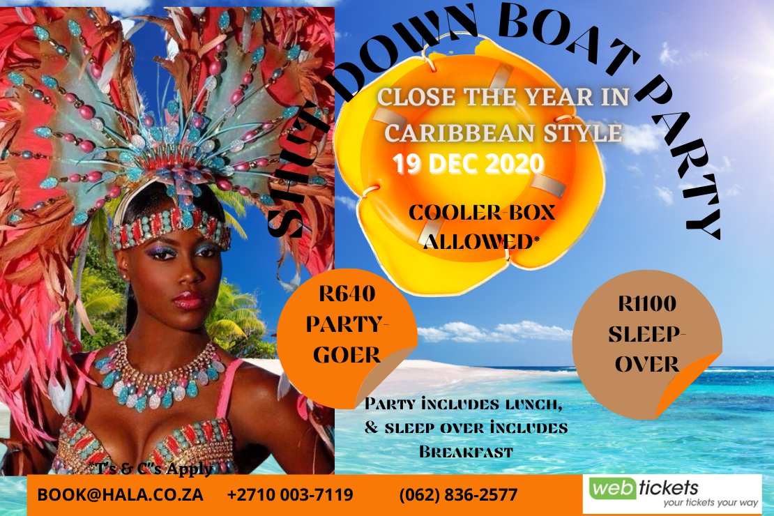 HALABUDGET's tweet photo. The Might Be The Last Boat Party in 2020 
We are ready to #Shutdown2020

#summervibes #summer2020 #southafrica #followforfollowback #southafrican #harties #southafricatravel #hartiestourism #boatpartyharties #boatpartyhartebeespoort #hartebeespoortdam  #level5lockdownsouthafrica https://t.co/GEbxzvfROu