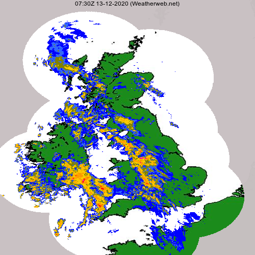 weatherschool's tweet photo. Good morning, it is going to be a rather wet and windy day today. Winds have already been picking up across western areas as the band of rain pushes itself across. See chart below on peak gusts so far and latest radar image. #weather #ukweather #rain https://t.co/MWzzGv3h7B