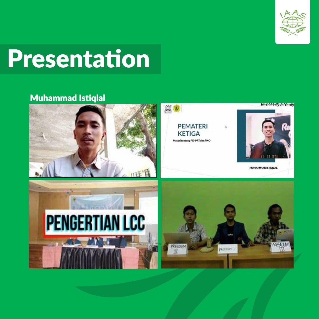 IAASLCUNRAM's tweet photo. And kak Muhammad Istiqlal (@mistiqlaaal) Control Council Local Committee of IAAS LC UNRAM as the speakers. IOP was held on October, 31st 2020 &amp; BOS on November, 8th 2020 via zoom meeting. https://t.co/uv49Qd7cc4