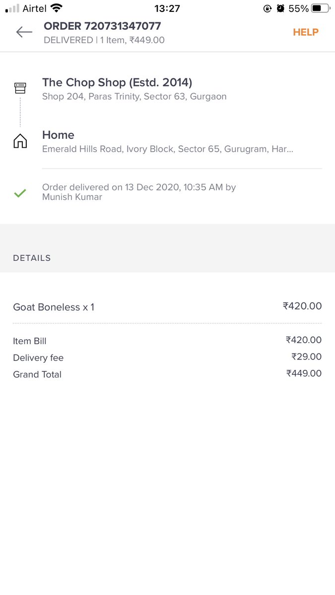 sach90210's tweet photo. @SwiggyCares https://t.co/HCRUd9SnwG