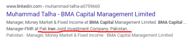 BMA Capital Management is known as a company that provides Iran access to capital markets with direct links publicly discoverable on LinkedIn. There is your link between Iran and the Edison election database.