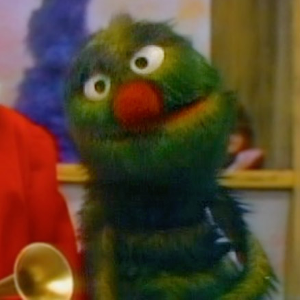 Grover used to be named Gleep, and he was green and had no name for a while before becoming Grover.