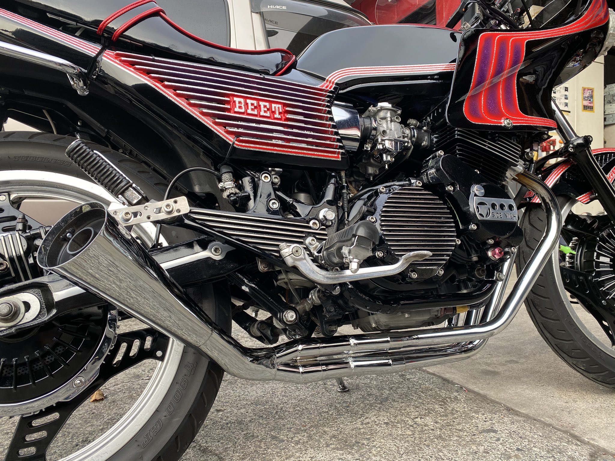 ヤシメガ84メガ リザウンド管　CBX CBR XJR  マフラー ヤシメガ2