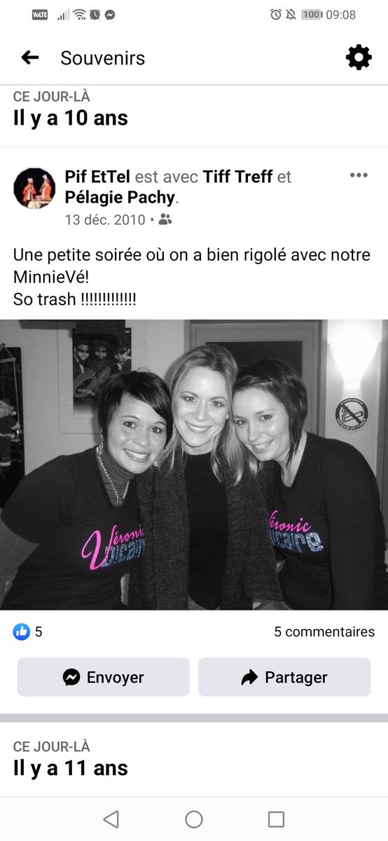 Pif_et_Tel's tweet photo. @veronicdicaire 10 ans déjà ! Cette soirée à Chauffailles on ne l'oubliera jamais ! Les débuts de notre obèse attitude ! On espère que tu vas bien la grosse😉 😘😘 https://t.co/cFZyCmtZNQ