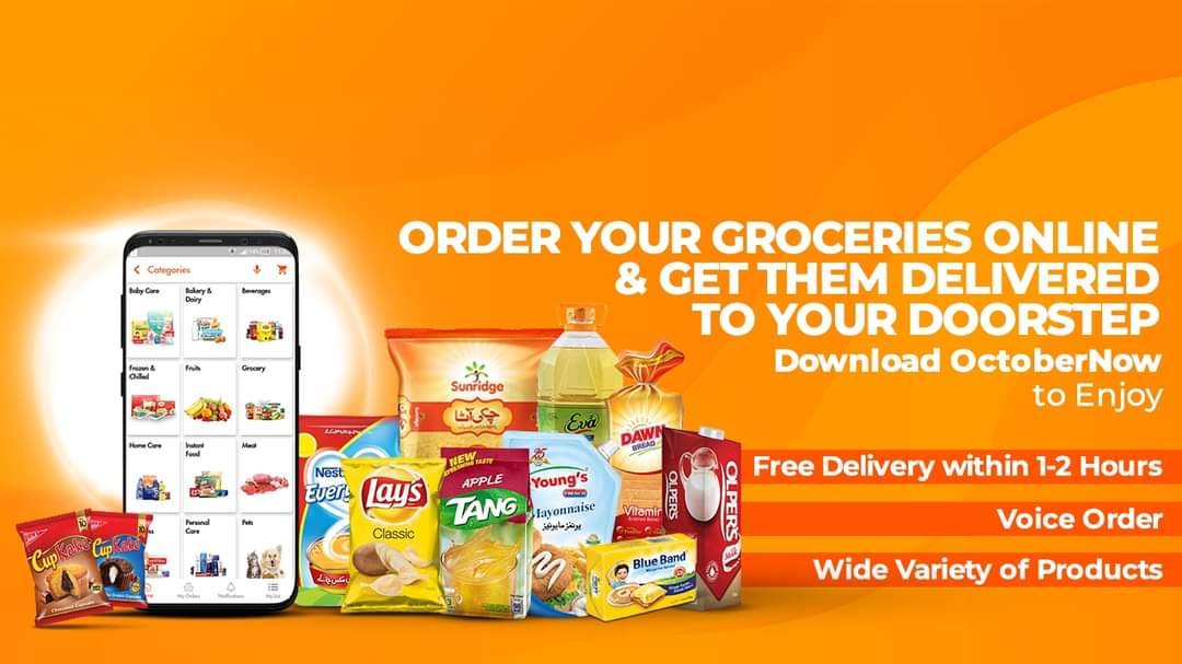 IamSirajLarkana's tweet photo. .@OctoberNowApp at glance:
✅Free delivery within 1-2 hrs
✅Voice note ordering
✅9k+ products for you to choose from
✅Amazing Discounts
And your groceries at your doorstep 👌
#HalNikalo #OctoberNow #ShopSmartBeSafe #Karachi #FreeDelivery https://t.co/Nj9CWXZvL7
