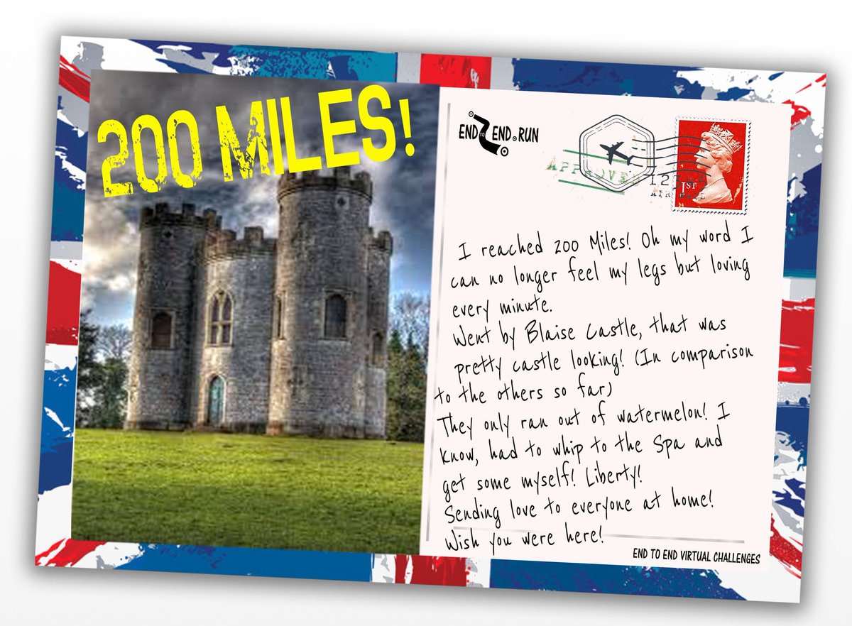 Banarnies's tweet photo. Week 3 of my virtual challenge to run/walk the whole length of the UK. I've hit my 200 mile stone and crossed the severn bridge. It's amazing what you find on your travels 💸 @runendtoend 874 Miles 12 Months! #RUNLEJOG 8 #thisgirlcan #Motivated  #weightloss #fitness https://t.co/s5KmxSkJEn