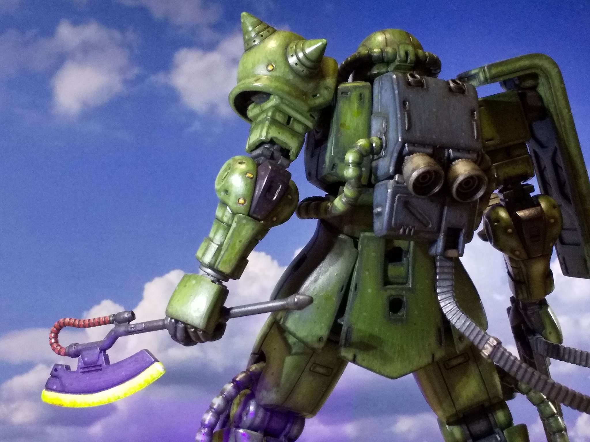 ZAKUⅡオリジナル迷彩式ヒートホーク ザクII(ヒート・ホーク装備) - カードランド秋葉原店