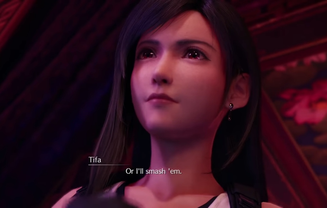 Tifa bringing attitude  #TifaLockhart