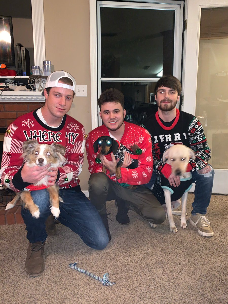 whatchaknowsean's tweet image. Christmas Card 2020🎄🎁 @AwstinLong @hilbillybert