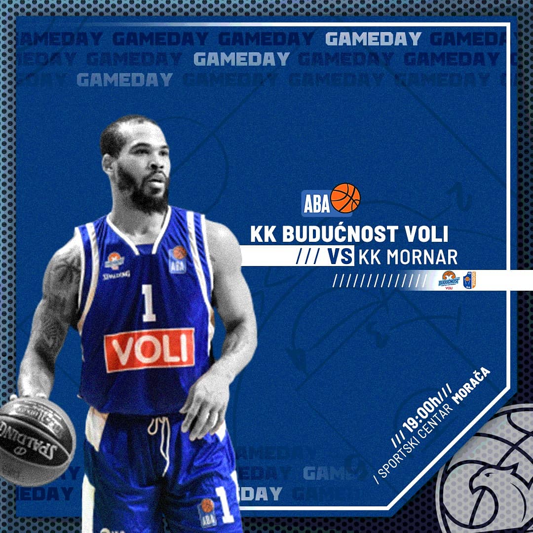 KKBuducnostVOLI's tweet photo. 🆚 @MornarBar
🏟 Sportski centar 'Morača'
🗓 13.12.
🕗 19:00h
🏆 @ABA_League Round 1️⃣0️⃣
📺 @arenasport_tv i #RTCG2

#ajmoplavobijeli #WeCanFeelYouWeCanHearYou #WeAreNotAlone #ABALiga https://t.co/bX3o8FJZA1