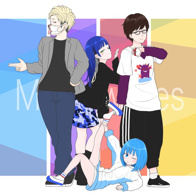 元いつよんメンバー描かせていただきました。
@zng_chan 
@myuholly 
@opashi8san 
@ugoku_zZ 
#うご絵 