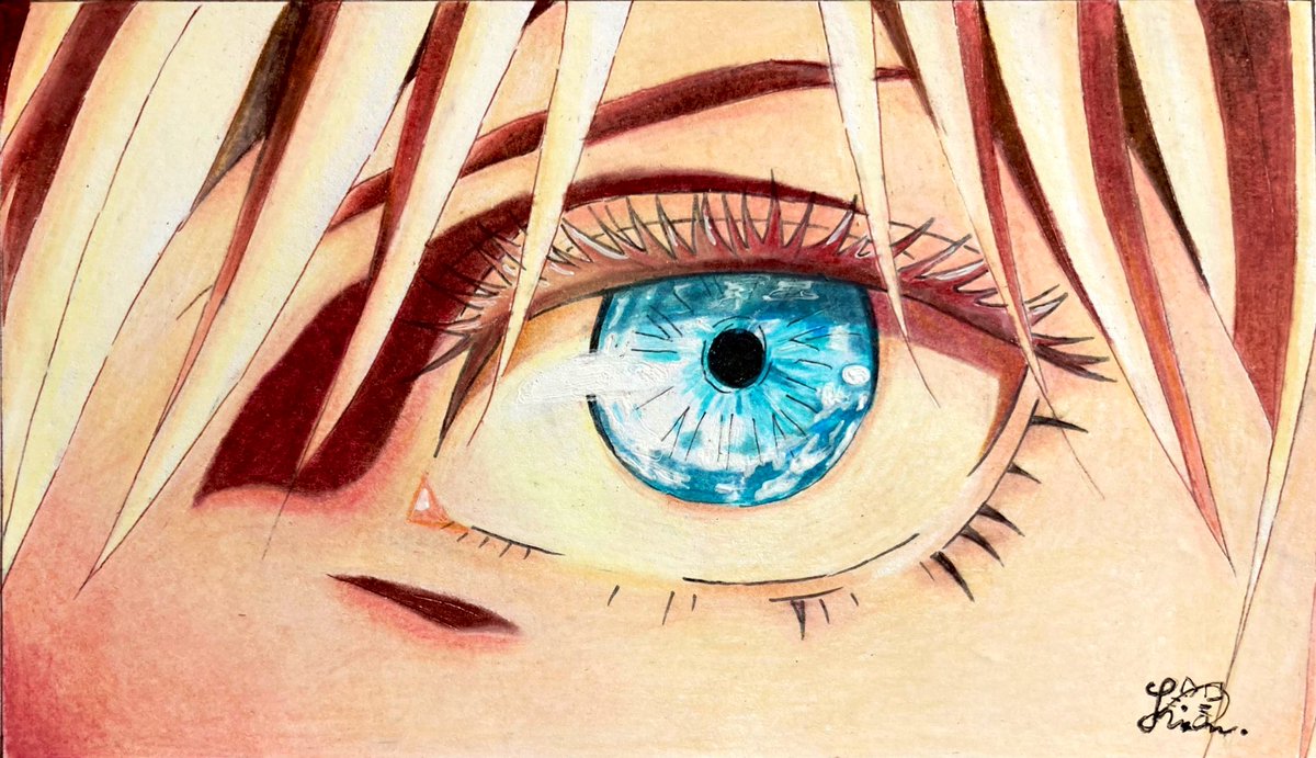 アニメのお目目が綺麗すぎて描かずにはいられなかった 人 しのん のイラスト