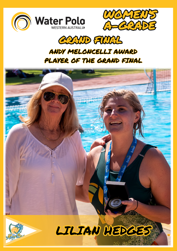 🤽‍♀️GRAND FINAL🥅 Tremendous Women's A-Grade Grand Final yesterday at Bicton Pool and <a href="/MelvilleWPC/">Melville Water Polo</a> Marlins with the upset over Applecross. Lilian Hedges brilliant in The Cage for Marlins and was named Player of the Game as a result! 

#WaterPolo #WaterPoloWA