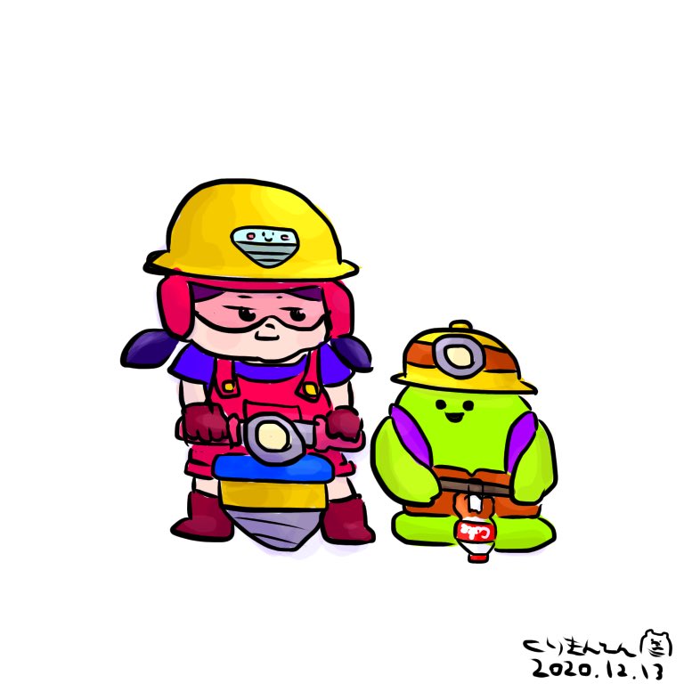 くりきんとん ジャッキー スパイク ブロスタ鋭角部 Brawlstarsart くりきんとん ジャッキー スパイク ブロスタ鋭角部 Brawlstarsart