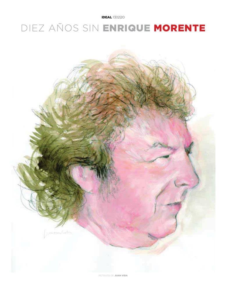 Hoy, en IDEAL, homenaje al gran Enrique Morente a los diez años de su adiós. Su figura y legado perviven.