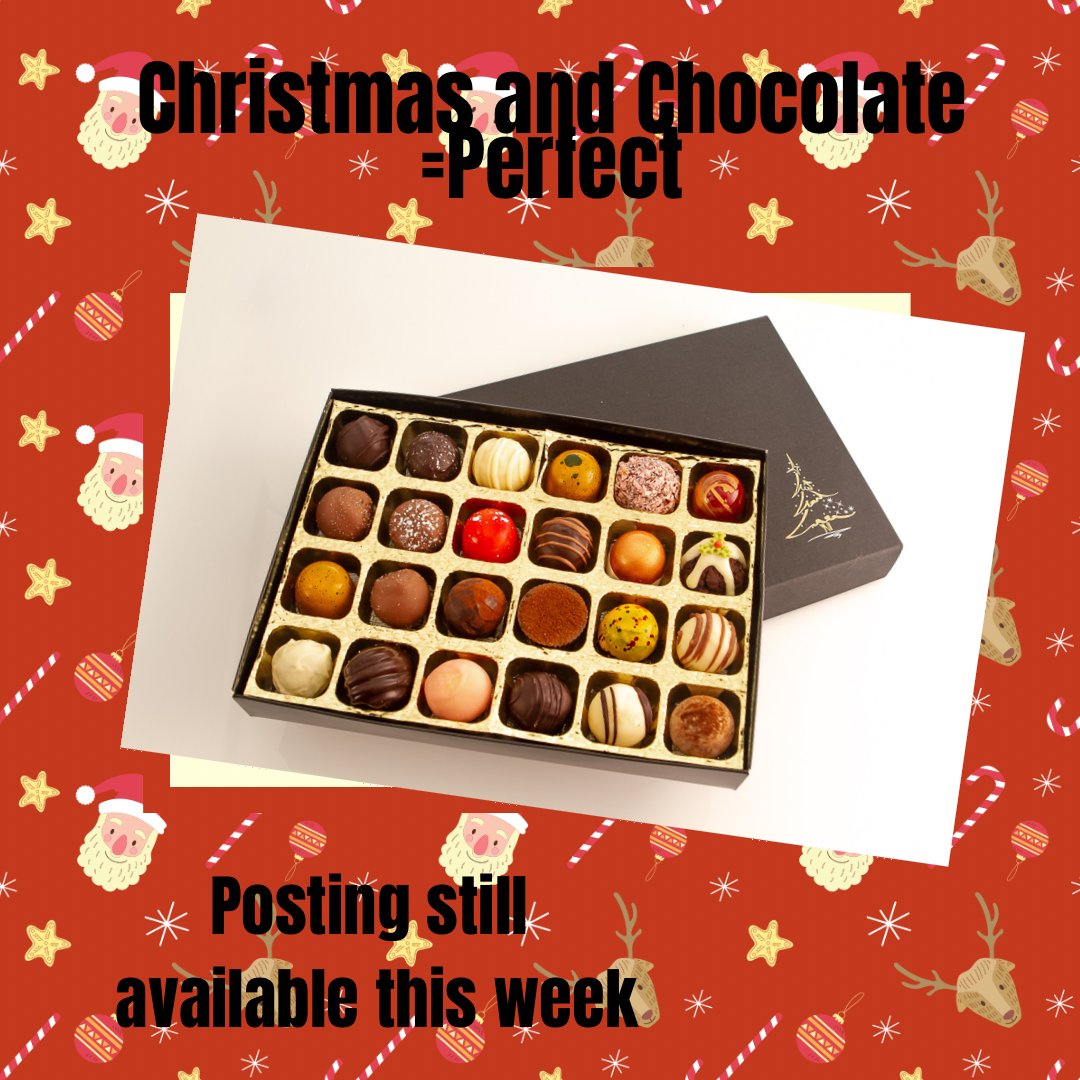 #Christmastime #Christmastruffles #ChocolateBox #Giftboxes #Chocolatealeks