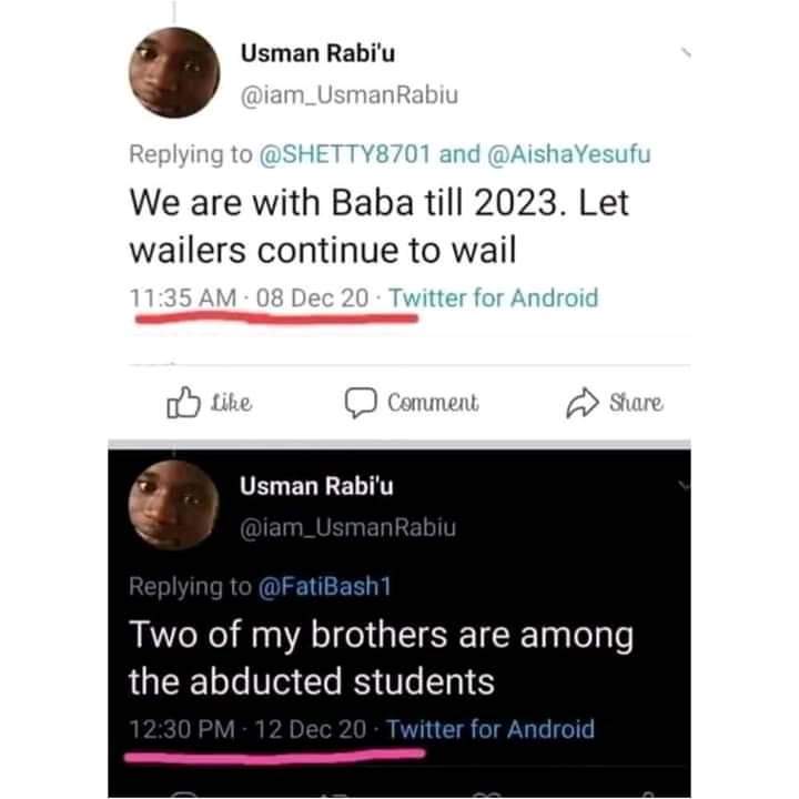 Oyakedio's tweet photo. We must have sense by force. Buhari is helping us get it
#EndNorthBanditryNow #EndSARS #SecureNorth #ENDBADGOVERNANCE #EndPoliceBrutality #SayNoToSocialMediaBill
#SorosokeWithYourPVC https://t.co/IaeFVrHMdp
