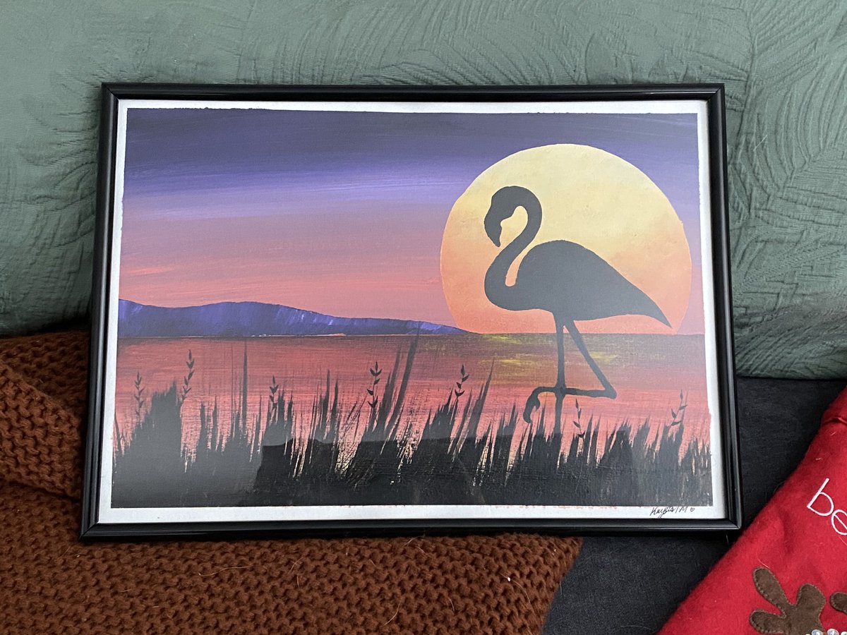 An artist in the making!
One of my beautiful and artistically talented cousins Krystal who is only 15 years old created this lovely artwork for us as a Christmas present. We absolutely adore it, thank you so much xxx