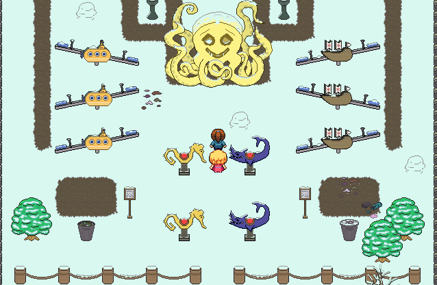 Weird And Unfortunate Things Are Happening (FREE) https://unity.itch.io/weird&nbsp;This game shouldn't be free. A full length cosmic horror JRPG, inspired by Earthbound and Yume Nikki. Well written characters, cool soundtrack, tight combat, and dark without being edgy. Also lots of puns.