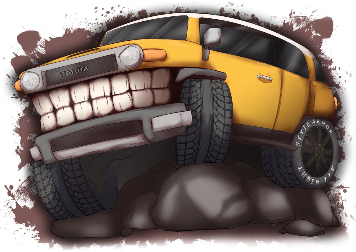 てぃむ Pa Twitter イラストだからこそ躍動感大事ですよ W و ｸﾞｯ 車絵描きになろうかなw