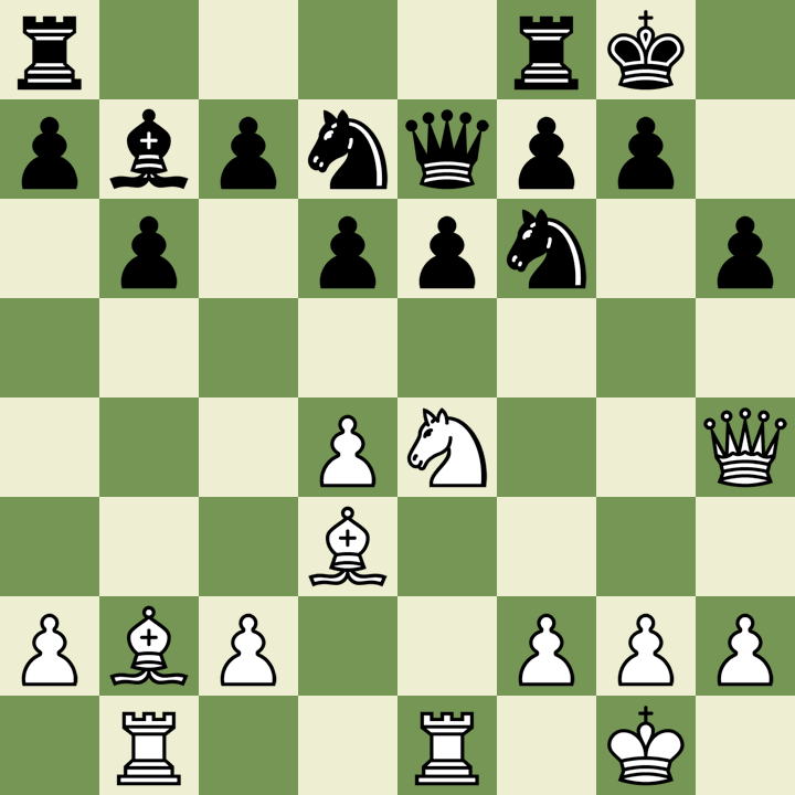 LChessBlunders's tweet photo. DimDimDimo - L. Lyons
@chesscom, 14 Dec. 2020
After 21 ... Nxe4 22 Qxe7, does 22 ... Nef6, trapping the white queen, enable Black to regain the sacrificed materiel?
#chess #chesstactics #queensacrifice https://t.co/a71ADskOFK