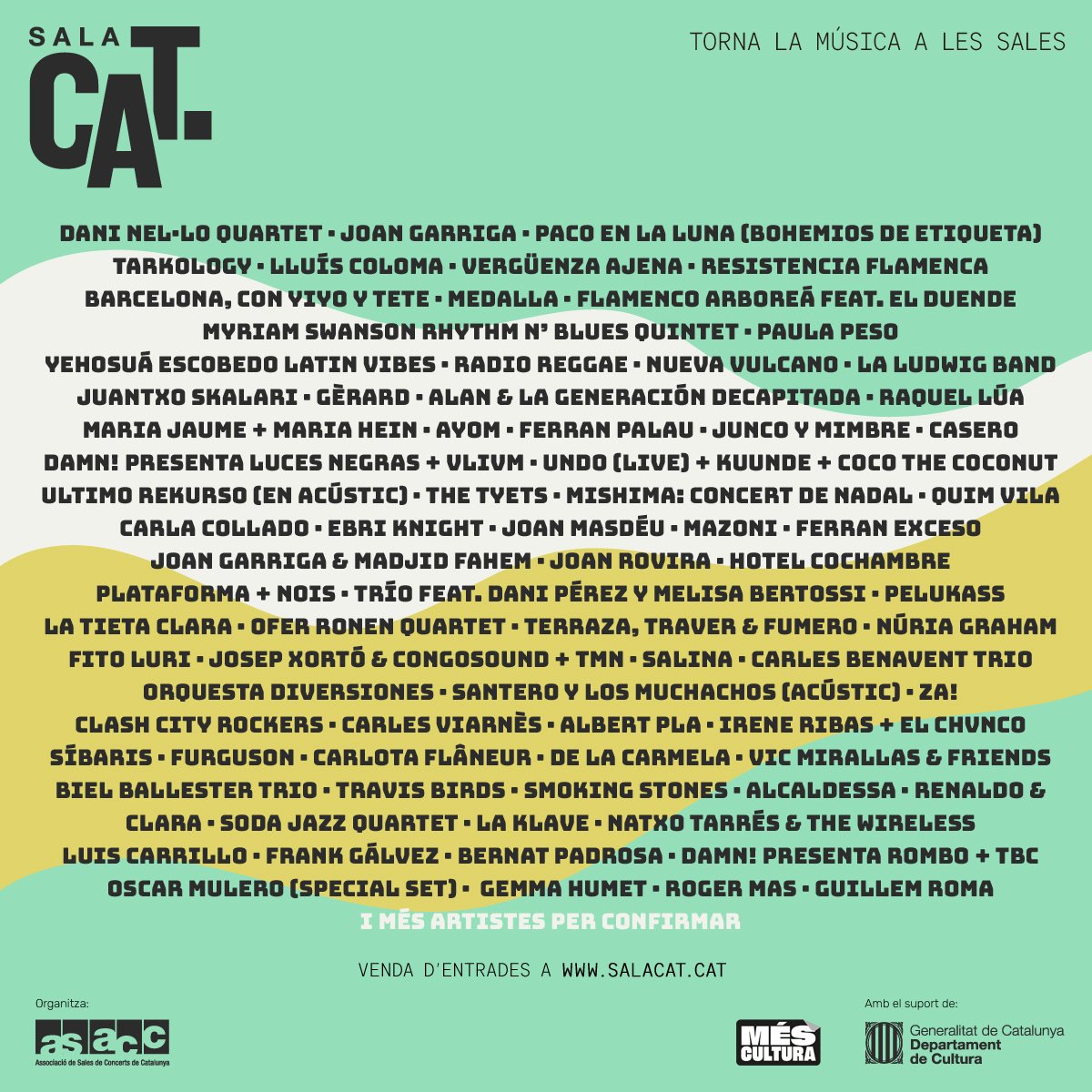 Avui Sona (@avuisona) on Twitter photo #AvuiSona <a href="/curtcircuit/">Curtcircuit</a>, que organitza tot un seguit de concerts al llarg del dia d'avui amb <a href="/mariajaume_/">Maria Jaume</a>, <a href="/mariaheinpuig/">MARIA HEIN</a>, <a href="/juncoymimbre/">JUNCOYMIMBRE</a>, <a href="/VLIVMVLIVM/">V L I V M</a>, <a href="/FerranPalau/">Ferran Palau</a> i <a href="/raquel_lua_/">Raquel Lúa</a>, en sales com a <a href="/lanaubcn/">la Nau</a>, <a href="/tallerdemusics/">Taller de Músics</a>, i <a href="/salavol/">VOL</a>, entre d'altres 👇 #AvuiSona <a href="/curtcircuit/">Curtcircuit</a>, que organitza tot un seguit de concerts al llarg del dia d'avui amb <a href="/mariajaume_/">Maria Jaume</a>, <a href="/mariaheinpuig/">MARIA HEIN</a>, <a href="/juncoymimbre/">JUNCOYMIMBRE</a>, <a href="/VLIVMVLIVM/">V L I V M</a>, <a href="/FerranPalau/">Ferran Palau</a> i <a href="/raquel_lua_/">Raquel Lúa</a>, en sales com a <a href="/lanaubcn/">la Nau</a>, <a href="/tallerdemusics/">Taller de Músics</a>, i <a href="/salavol/">VOL</a>, entre d'altres 👇