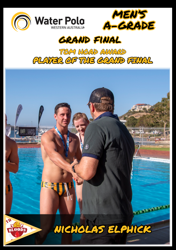 🤽‍♂️GRAND FINAL🥅 South Fremantle Bloods completed their perfect season with the <a href="/MelvilleWPC/">Melville Water Polo</a> team claiming A-Grade premiership with win over <a href="/triton_wpolo/">Triton Water Polo WA</a>. Nick Elphick scored 3 goals and was subsequently named Player of the Game afterwards!

#WaterPolo #WaterPoloWA