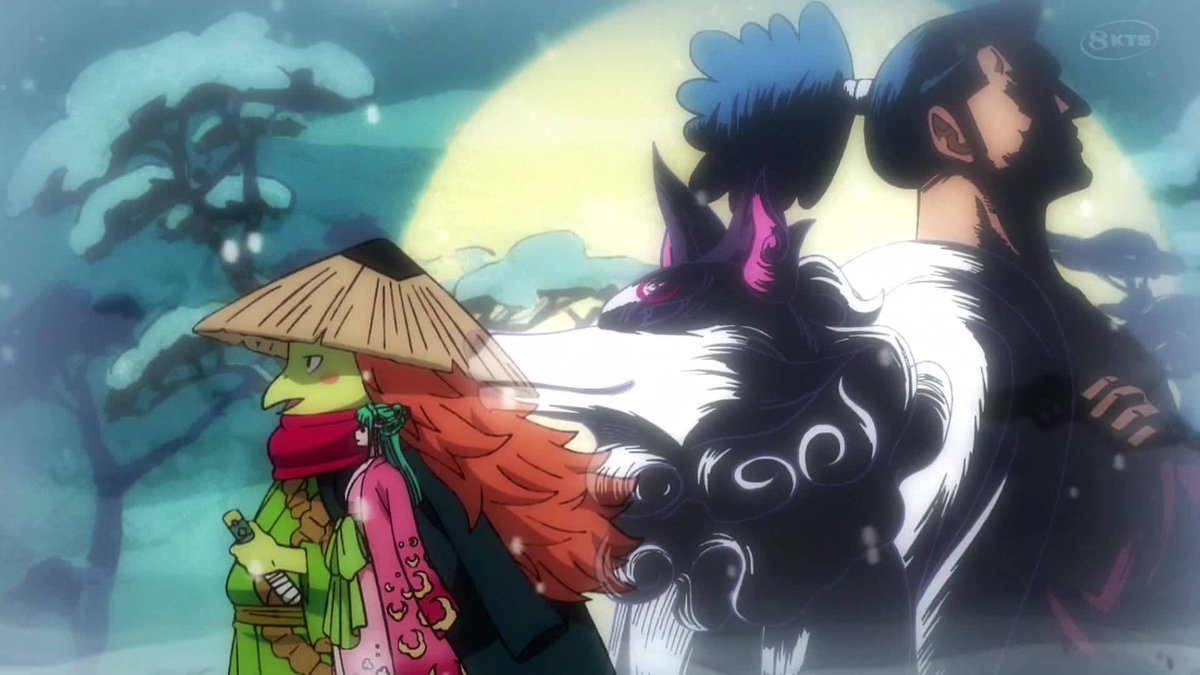 猫ろび丸 One Piece ワノ国 編 霜月ウシ丸 様とキツネ ワンピース