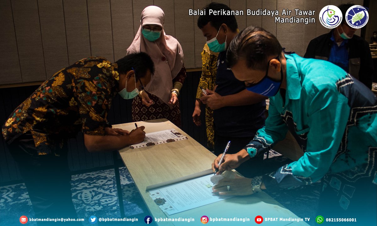 bpbatmandiangin's tweet photo. Kegiatan serah terima bantuan KKP TA 2020 di Provinsi Kaltim berupa 15 paket bantuan bioflok di 6 kab/kota yang dilaksanakan oleh BPBAT Mandiangin Acara ini dibuka secara virtual oleh Bapak Dirjen Perikanan Budidaya KKP Dr. Ir. Slamet Soebjakto, https://t.co/AivO8mkVUq https://t.co/Sua5p2NhMw