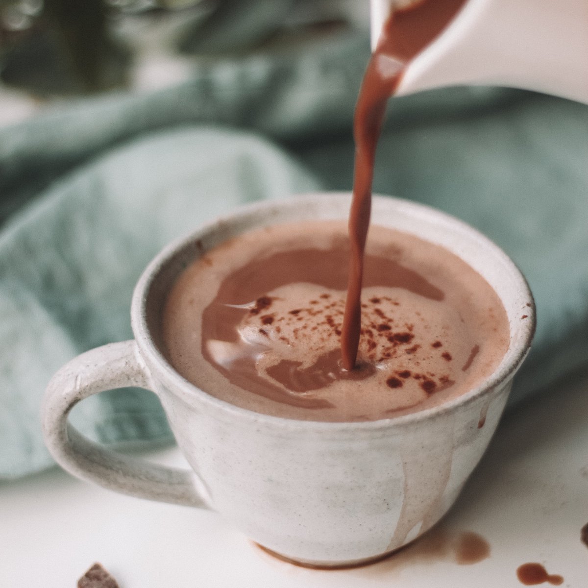 WCSuperPremium's tweet photo. Today is both National Ice Cream Day AND National Cocoa Day! We think you should enjoy them together! A hot steaming cup of cocoa with a generous scoop of our refreshing and cool Peppermint Cream ice cream sounds like the perfect way to celebrate. https://t.co/AJRGywzHft