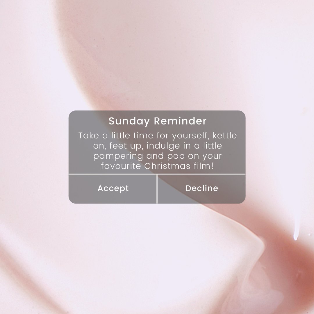 Sounds like the perfect Sunday to us!!
💖☕🧖‍♀️🎄