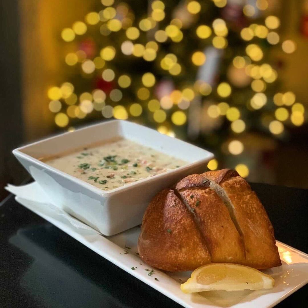 Clam Chowder from IG: @parksidetaphouse 
.
#EatingNorCal #clamchowder #clam #chowder #soupseason #chico #eatlocal