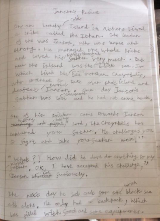 TBSyear5's tweet photo. This past week Year 5 have been editing and publishing their fabulous Greek myths - it has been wonderful to see their writing develop and evolve over the topic into such exciting and adventurous short stories! https://t.co/klAN47b6rP