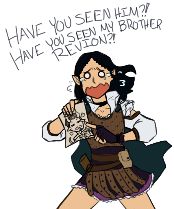 artsyStranger's tweet photo. some dnd characters (most of which are mine)
Bree, Coheed (with Shiloh on their shoulders), Yllian (with a handdrawn picture of Revion)
Shiloh belongs to @konpeito_paws 
Revion belongs to @OddAlchemist https://t.co/MnlucsHo8O