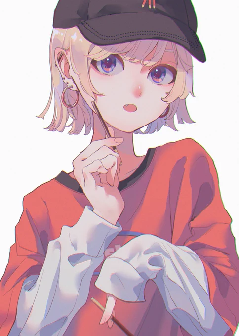 無意識に色と服が似たもの描いてたから並べてみた?⚫️ 