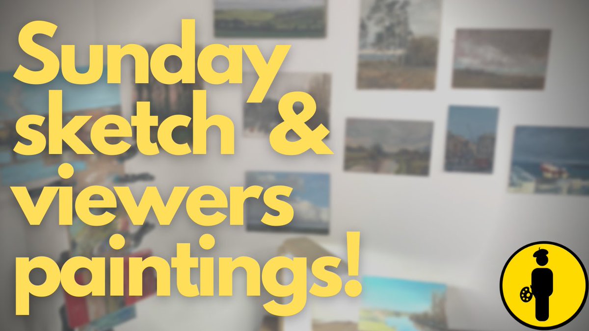 Finishing a plein air sketch &amp; viewers paintings ! youtu.be/Z7cSS1uWKBE via <a href="/YouTube/">YouTube</a> #shareyourart #painting #artistsoftwitter #pleinair #artwork