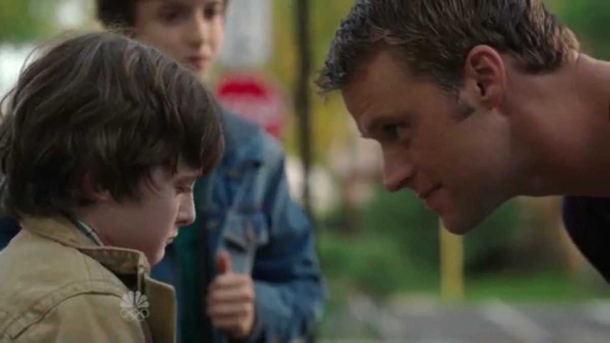 When he said goodbye to the Darden boys.“This [Ben's toy] is for you so you don’t forget us.”“Not a chance.”(2x07)