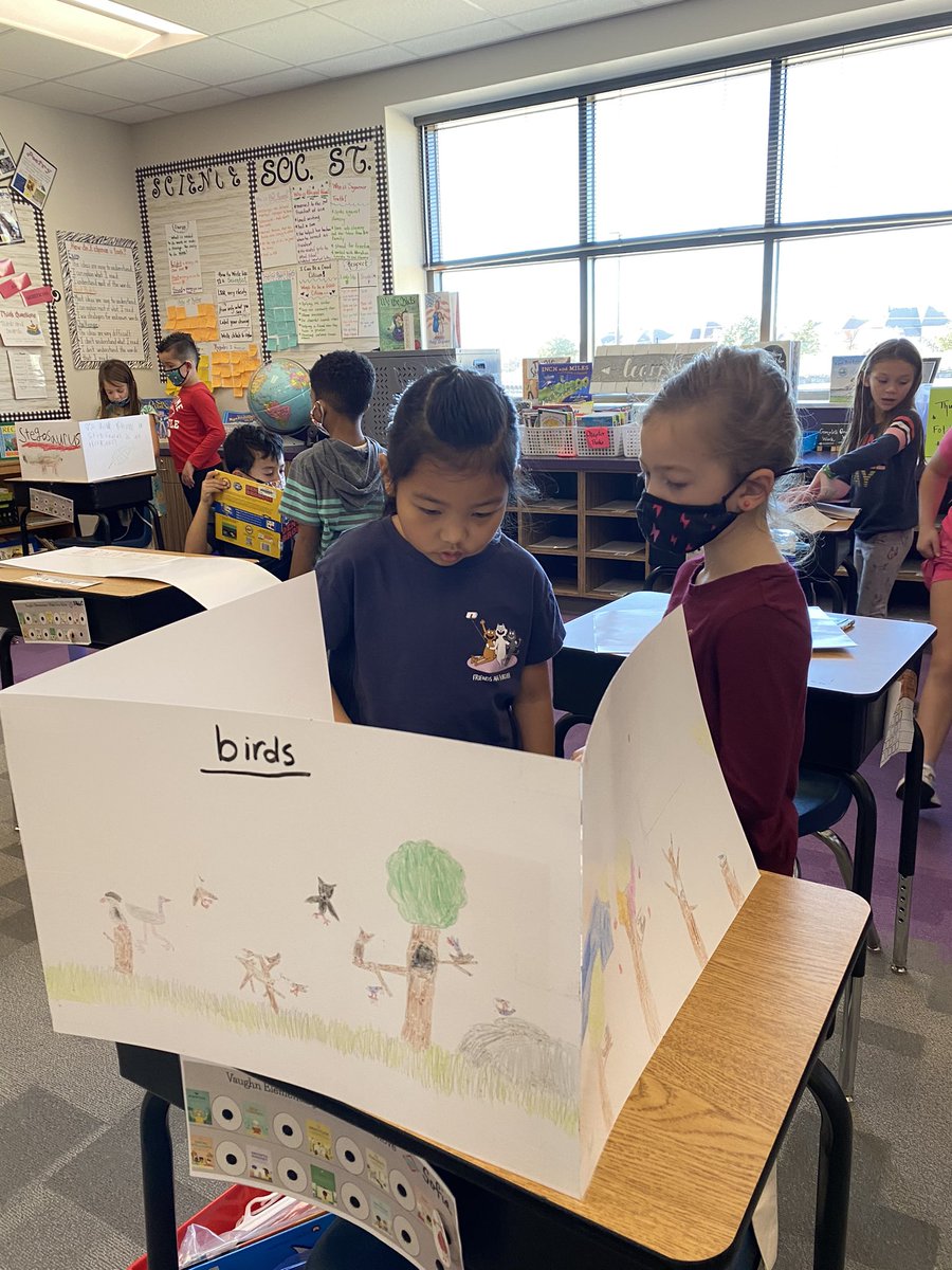 LisaEmbry2's tweet photo. @LisaEmbry70 
Loved watching these readers grow in knowledge on their topics! Our “Reading Expert Expo” was a Success!
@VaughnElemFISD https://t.co/a86XN3dOVd