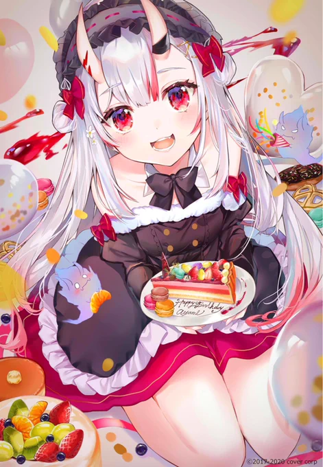 百鬼あやめちゃんのお誕生日2020
イラストを描かせて頂きました?

Happy birthday ojou!?
これからもよろしくお願いします☺️
 #百鬼絵巻 #百鬼あやめ 